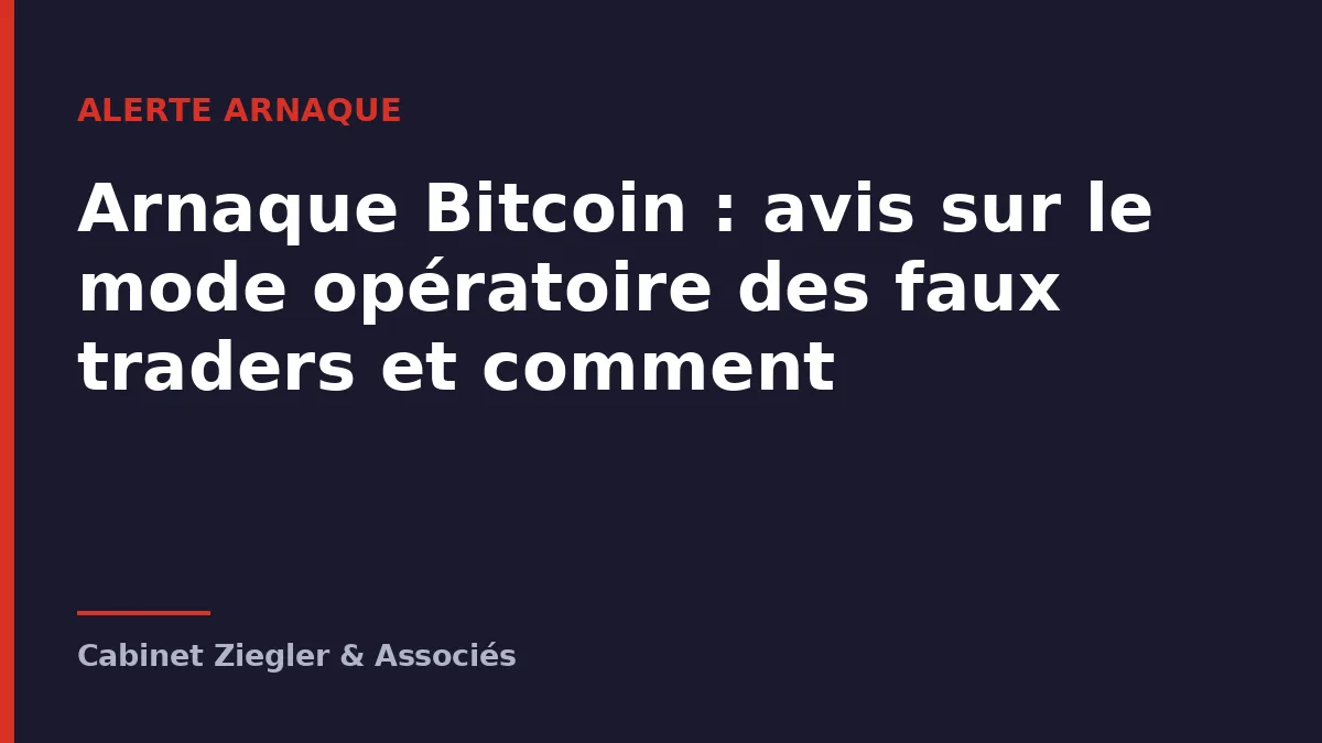 Arnaque Bitcoin