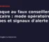 Arnaque au faux conseiller bancaire