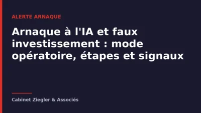 Arnaque à l'IA et faux investissement