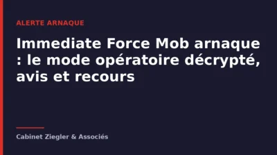 Immediate Force Mob arnaque
