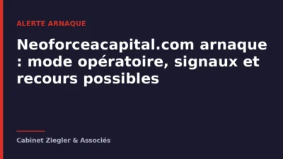 Neoforceacapital.com arnaque