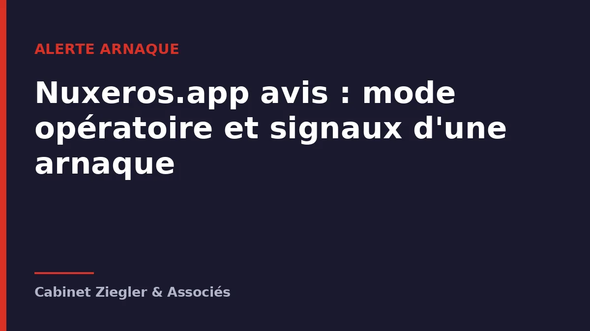 Nuxeros.app avis