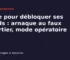 Taxe pour débloquer ses fonds