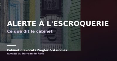 Alerte à l'escroquerie arnaque avis