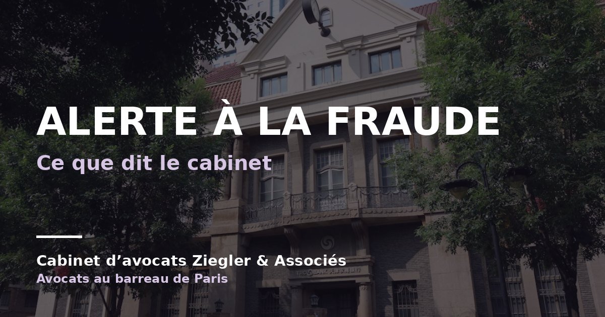Alerte à la Fraude arnaque avis