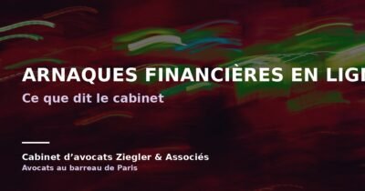 Arnaques financières en ligne arnaque avis