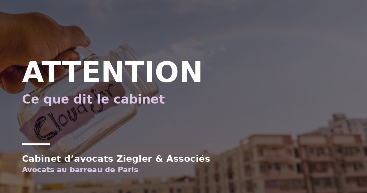 Attention arnaque avis