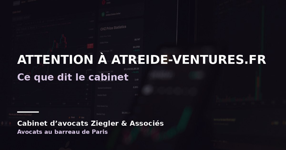 Attention à atreide-ventures.fr arnaque avis