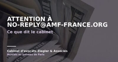 Attention à no-reply@amf-france.org
