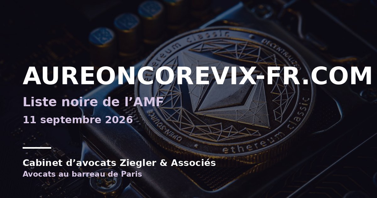 Aureoncorevix-fr.com arnaque avis