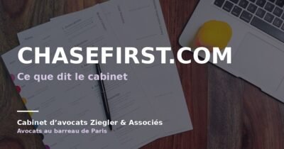 Chasefirst.com arnaque avis