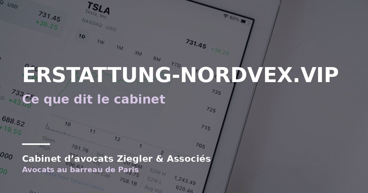 Erstattung-Nordvex.vip arnaque avis