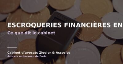 Escroqueries financières en arnaque avis