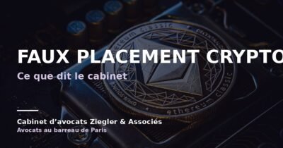 Faux placement crypto arnaque avis