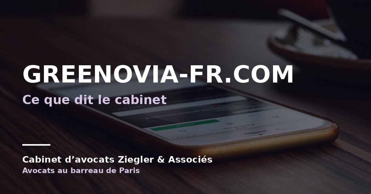 Greenovia-fr.com arnaque avis