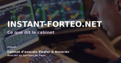 Instant-forteo.net arnaque avis