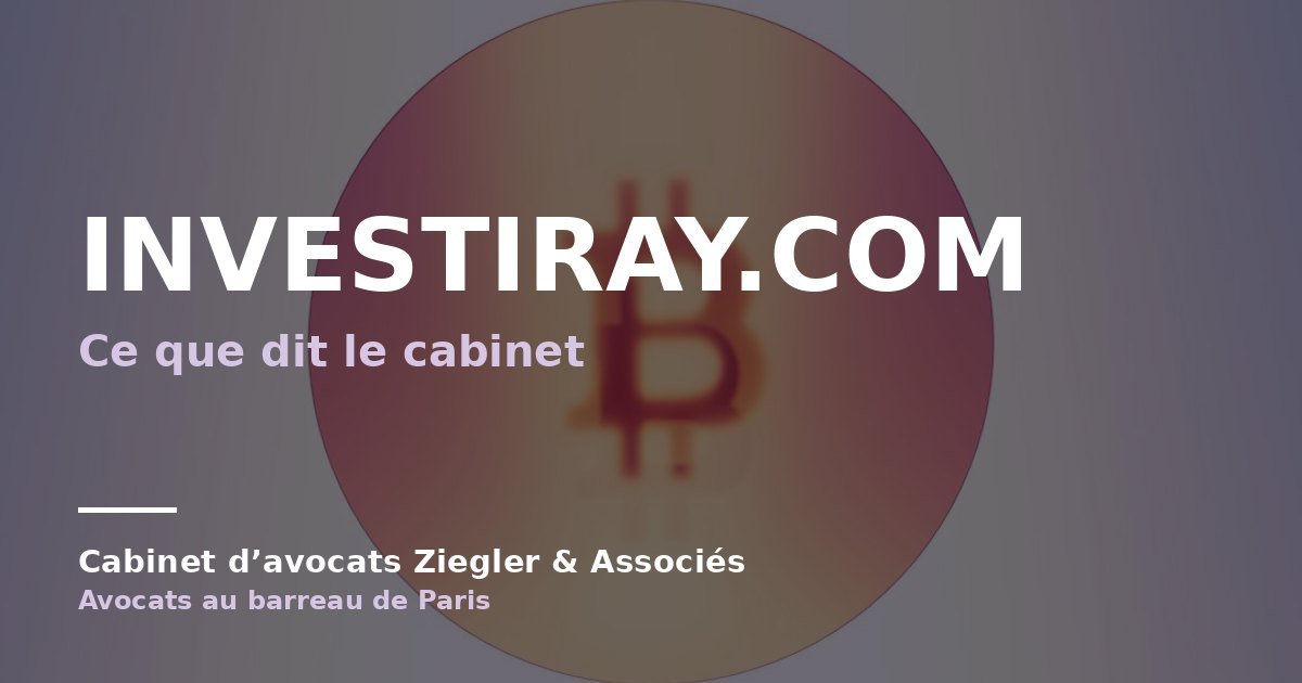 Investiray.com arnaque avis
