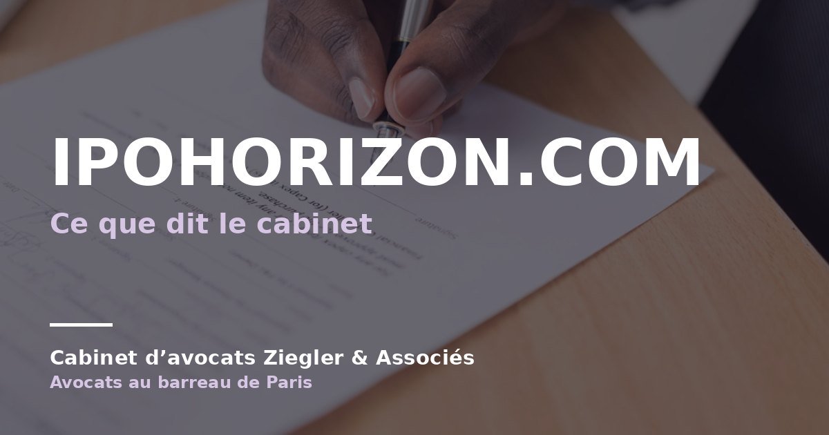 Ipohorizon.com arnaque avis