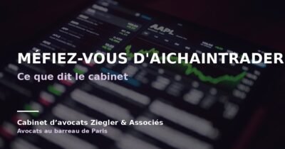 Méfiez-vous d'Aichaintrader.com arnaque avis