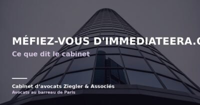 Méfiez-vous d'immediateera.com arnaque avis
