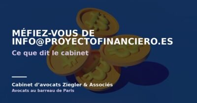 Méfiez-vous de info@proyectofinanciero.es