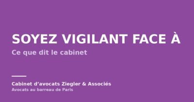 Soyez vigilant face à arnaque avis