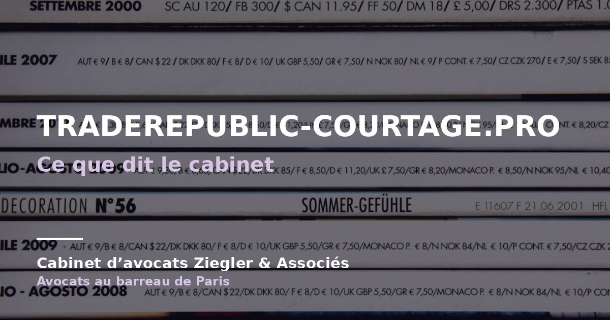 traderepublic-courtage.pro arnaque avis