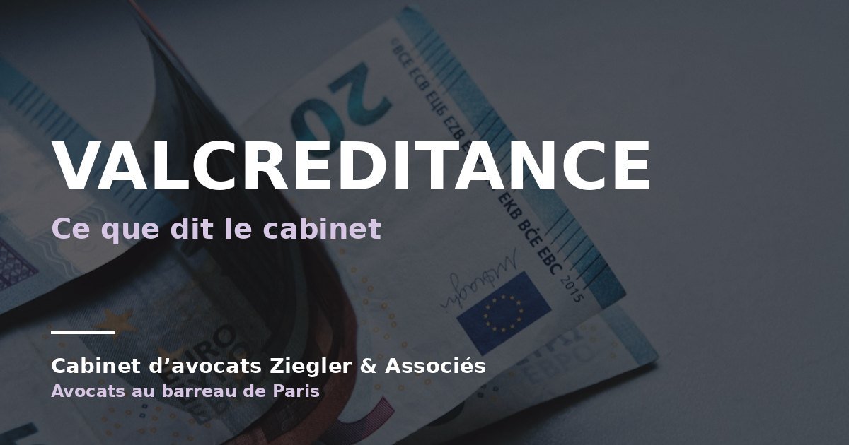 Valcreditance arnaque avis